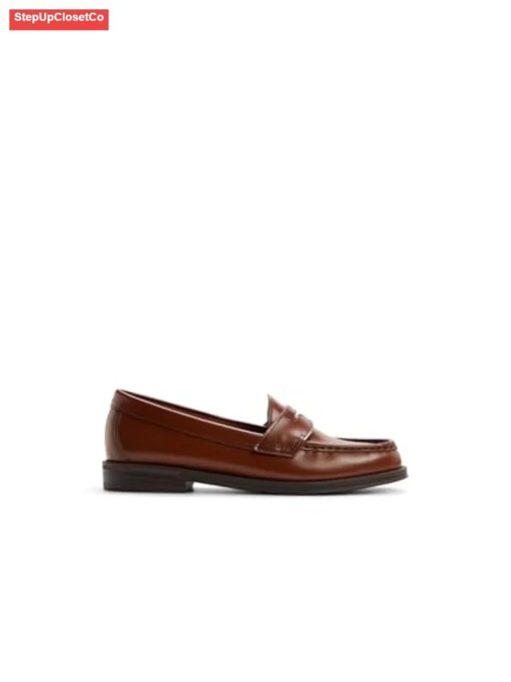 Premium Leather Penny Loafer - Timeless Women's Slip-On